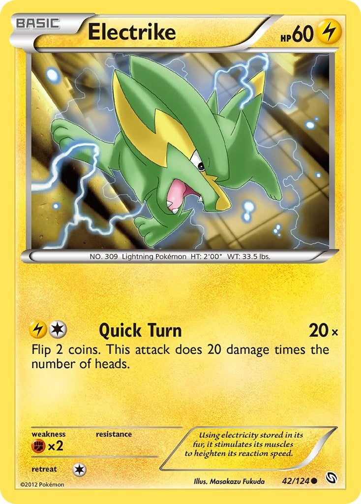 Image for Electrike (42) (42/124) (Dragons Exalted) (DRX) - Pokemon