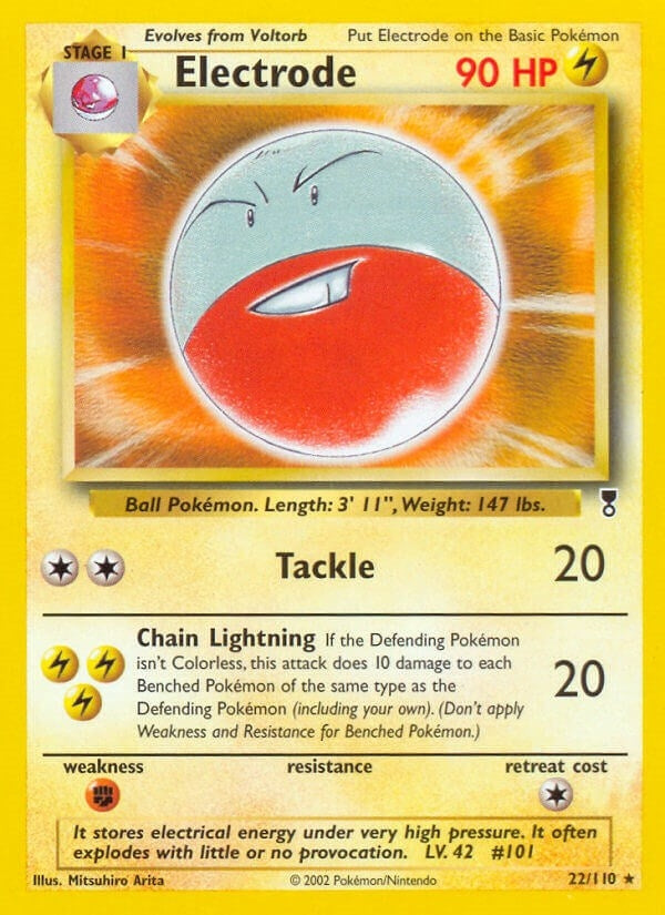 Image for Electrode (022/110) (Legendary Collection) (LC) - Pokemon