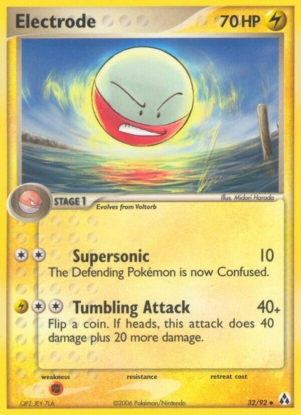 Image for Electrode (32/92) (EX Legend Maker) (LM) - Pokemon