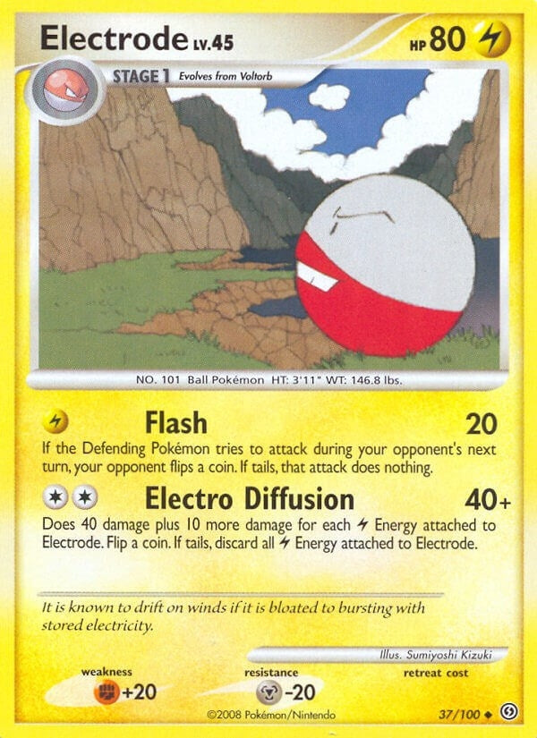 Image for Electrode (37) (37/100) (Stormfront) (SF) - Pokemon