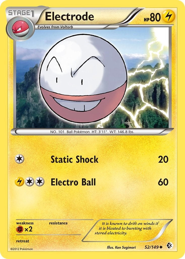 Image for Electrode (52/149) (Boundaries Crossed) (BCR) - Pokemon