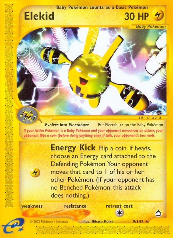 Image for Elekid (009/147) (Aquapolis) (AQ) - Pokemon