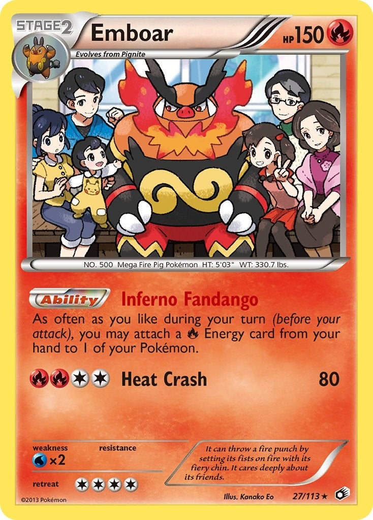 Image for Emboar (27/113) (Legendary Treasures) (LTR) - Pokemon