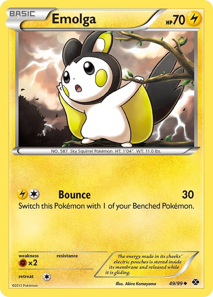 Image for Emolga (49/99) (Next Destinies) (NXD) - Pokemon