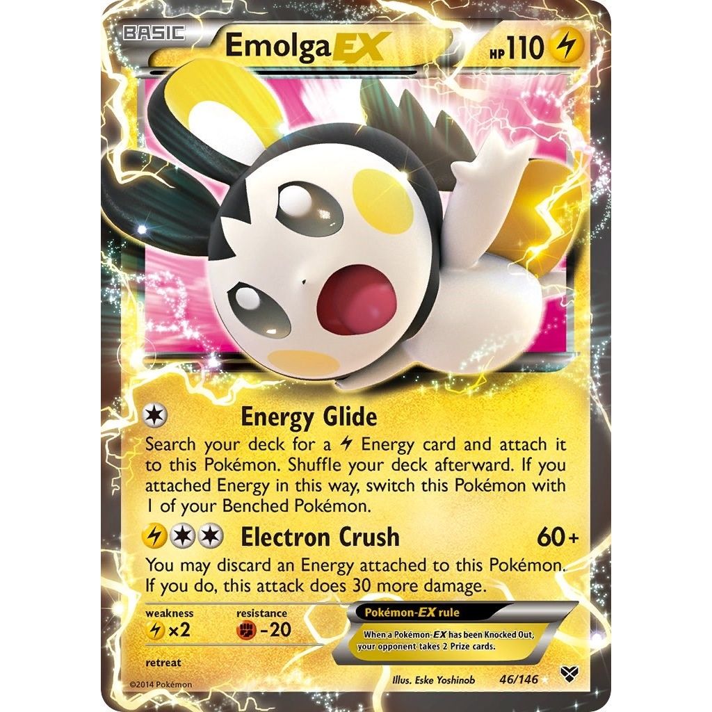 Image for Emolga EX (46/146) (XY Base Set) - Pokemon