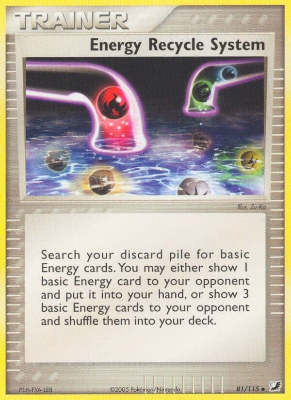 Image for Energy Recycle System (81/115) (EX Unseen Forces) (UF) - Pokemon