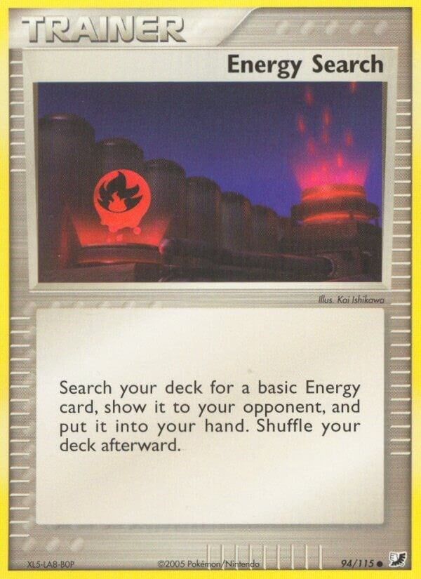 Image for Energy Search (94/115) (EX Unseen Forces) (UF) - Pokemon