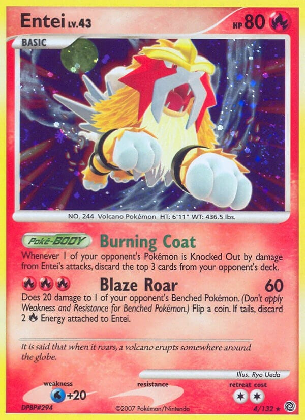 Image for Entei (4/132) (Secret Wonders) (SW) - Pokemon