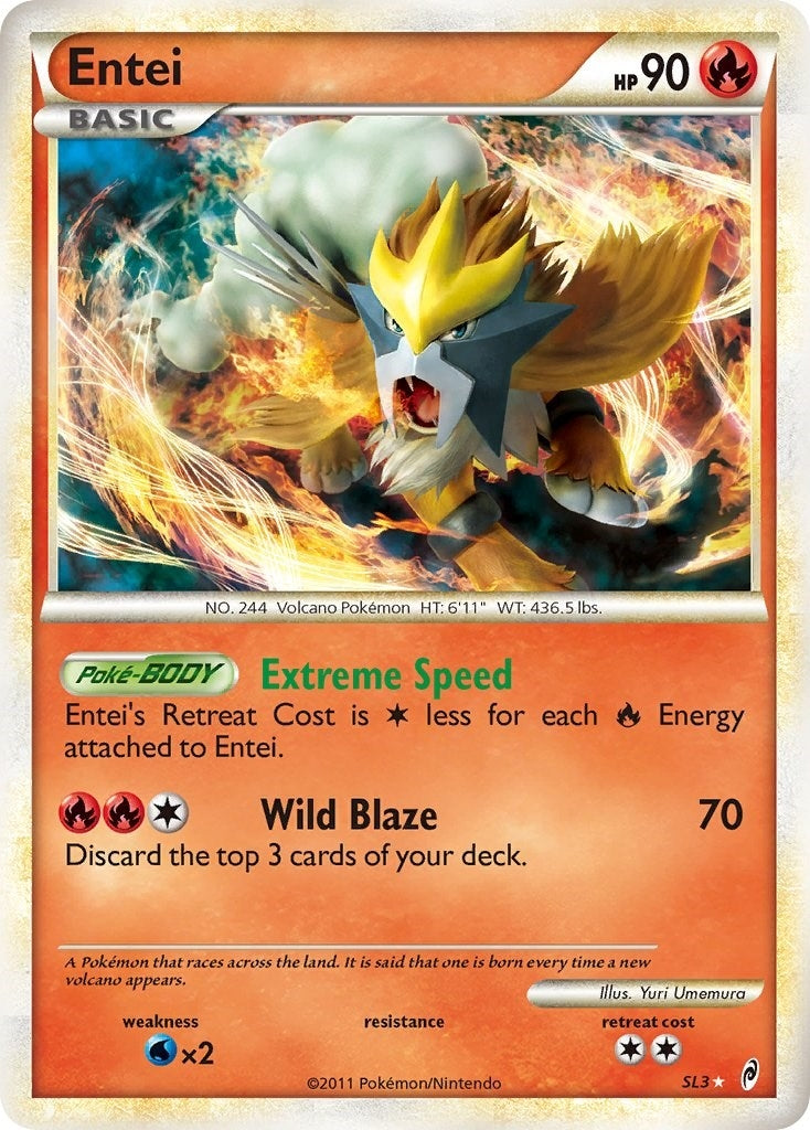 Image for Entei (Shiny) (SL3) (Call of Legends) (CL) - Pokemon