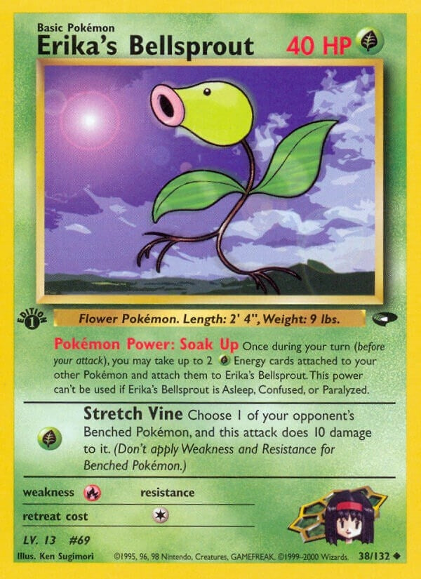 Image for Erika's Bellsprout (038/132) (Gym Challenge) (G2) - Pokemon