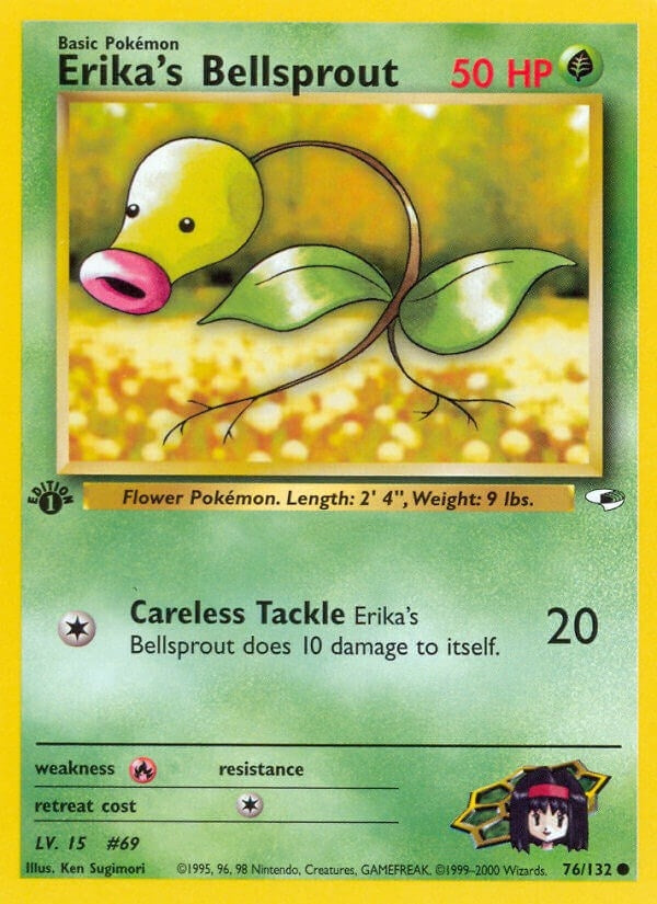 Image for Erika's Bellsprout (76) (076/132) (Gym Heroes) (G1) - Pokemon