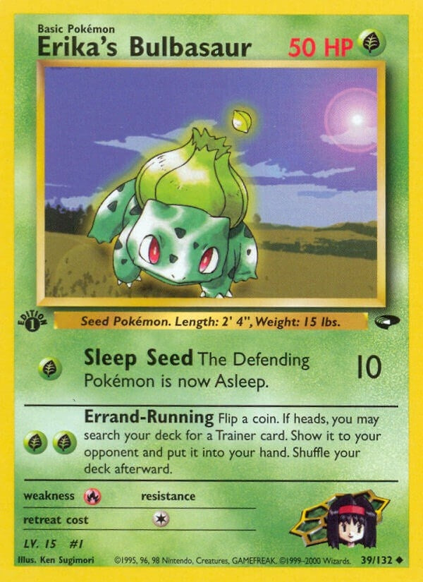 Image for Erika's Bulbasaur (039/132) (Gym Challenge) (G2) - Pokemon