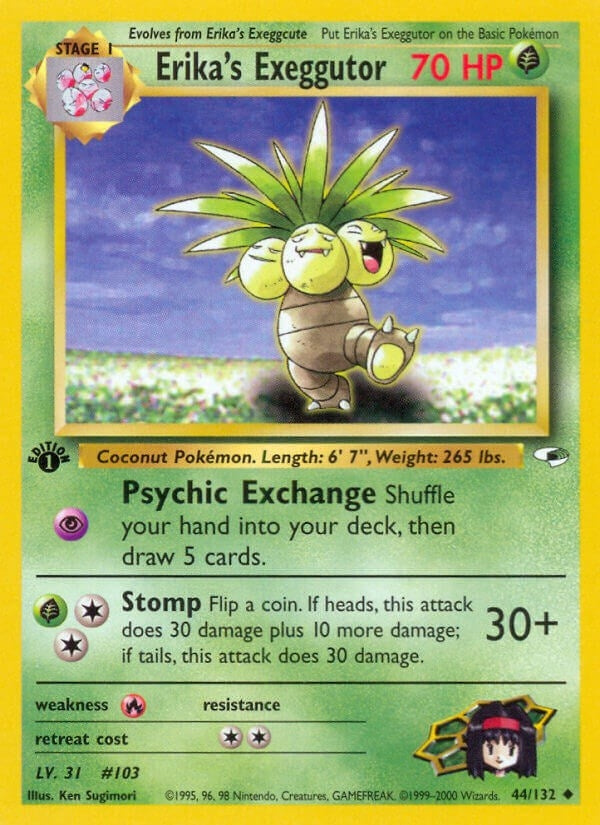 Image for Erika's Exeggutor (044/132) (Gym Heroes) (G1) - Pokemon