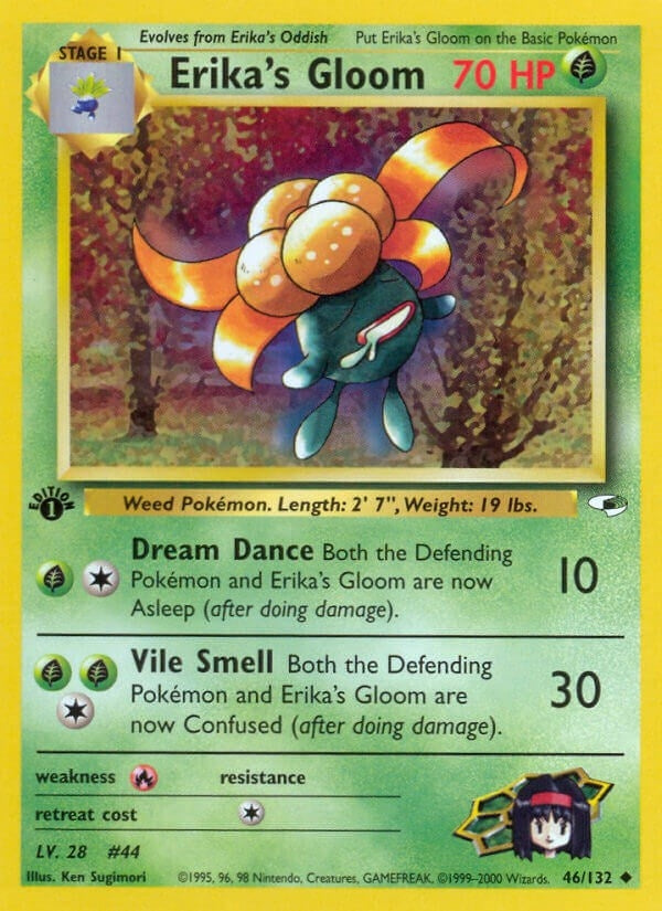 Image for Erika's Gloom (46) (046/132) (Gym Heroes) (G1) - Pokemon