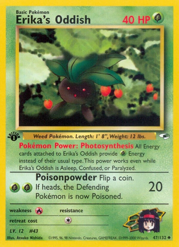 Image for Erika's Oddish (47) (047/132) (Gym Heroes) (G1) - Pokemon