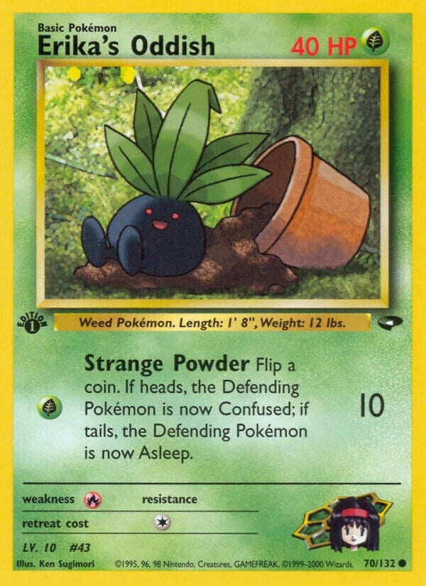 Image for Erika's Oddish (070/132) (Gym Challenge) (G2) - Pokemon