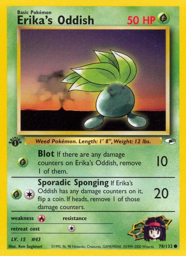 Image for Erika's Oddish (78) (078/132) (Gym Heroes) (G1) - Pokemon