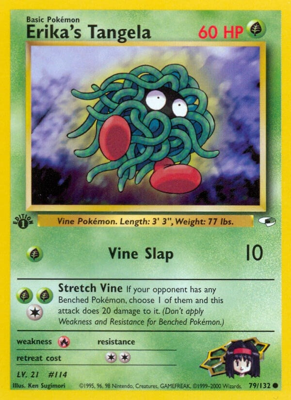 Image for Erika's Tangela (079/132) (Gym Heroes) (G1) - Pokemon