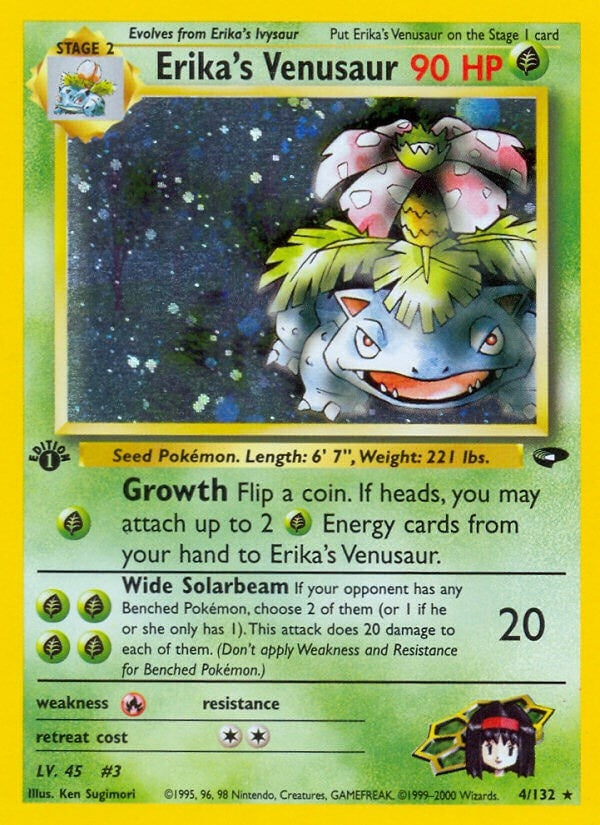 Image for Erika's Venusaur (004/132) (Gym Challenge) (G2) - Pokemon