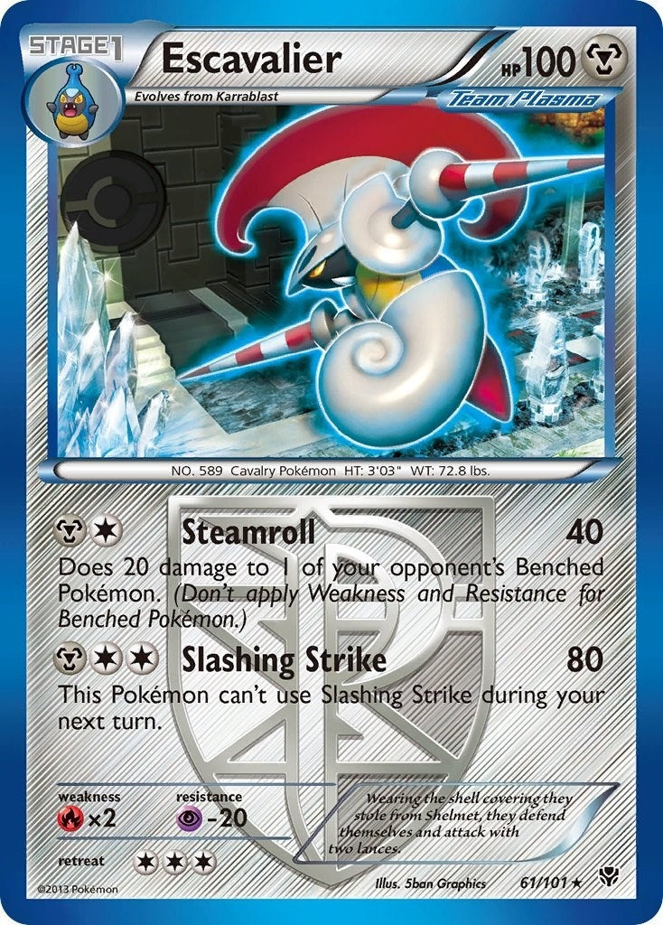 Image for Escavalier (Team Plasma) (61/101) (Plasma Blast) (PLB) - Pokemon