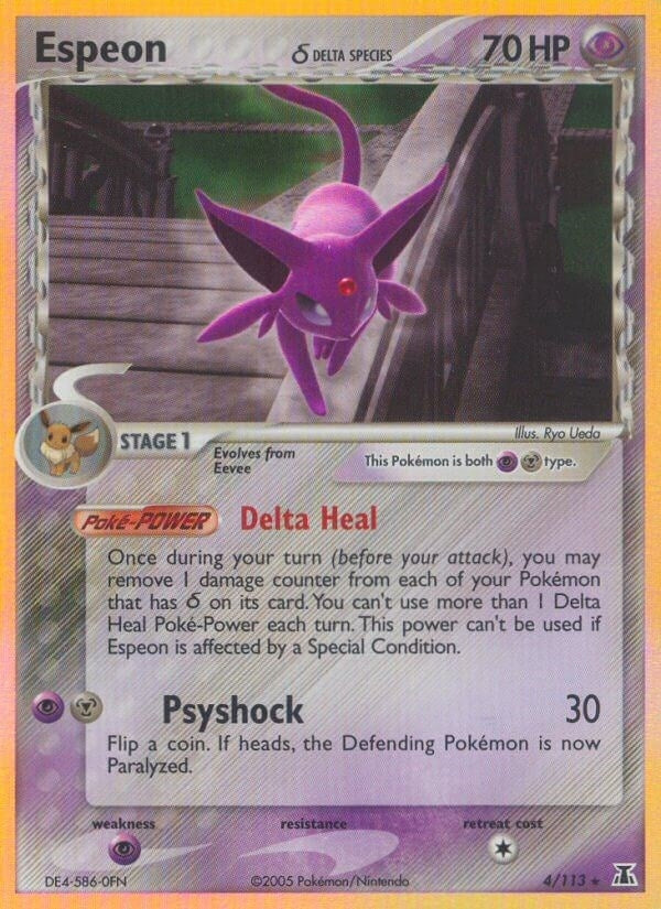 Image for Espeon (Delta Species) (4/113) (EX Delta Species) (DS) - Pokemon