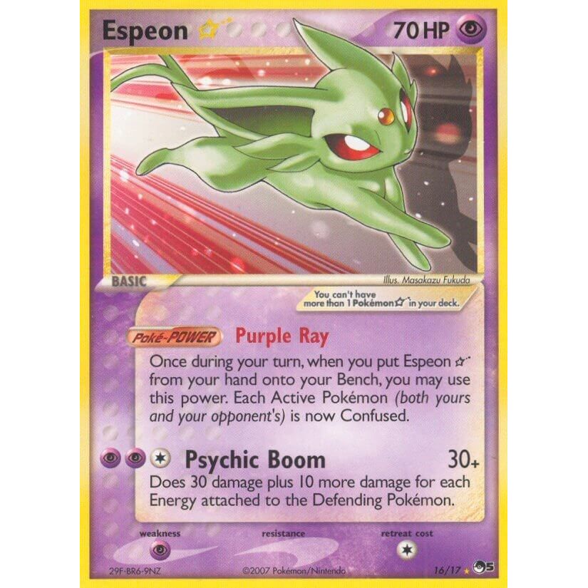 Image for Espeon Star (016/017) (POP Series 5) - Pokemon