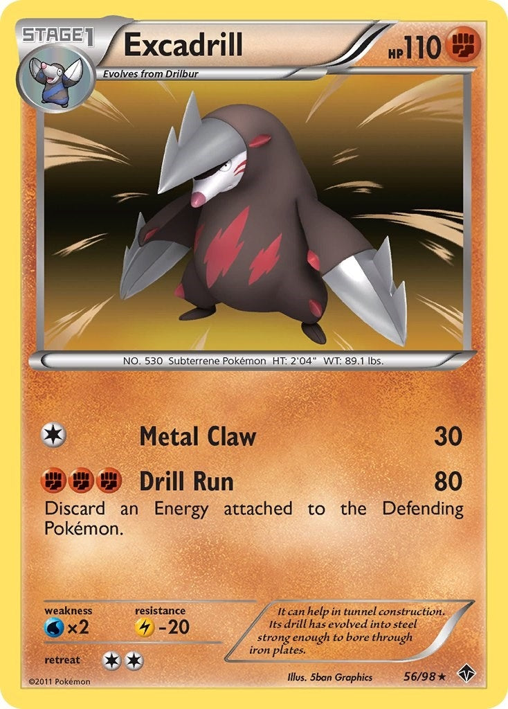 Image for Excadrill (56) (56/98) (Emerging Powers) (EPO) - Pokemon