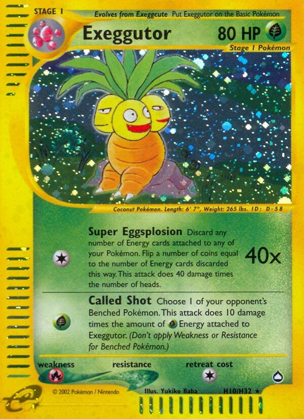 Image for Exeggutor (H10) (H10/H32) (Aquapolis) (AQ) - Pokemon