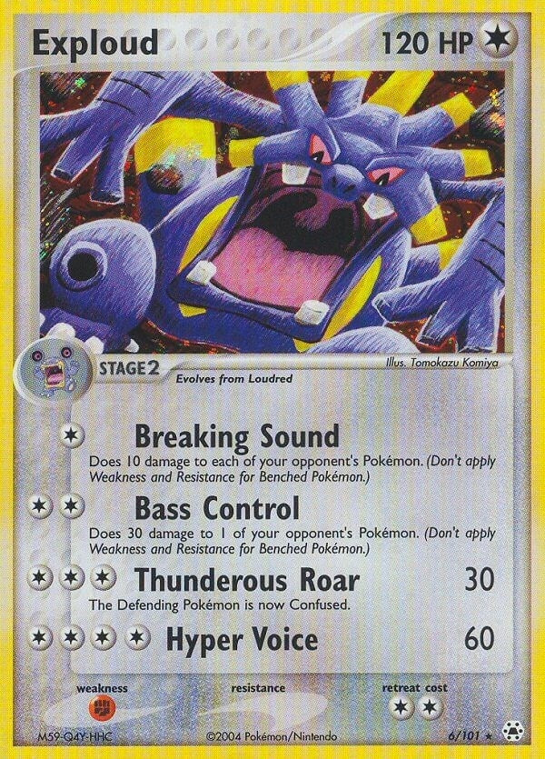 Image for Exploud (6/101) (EX Hidden Legends) (HL) - Pokemon