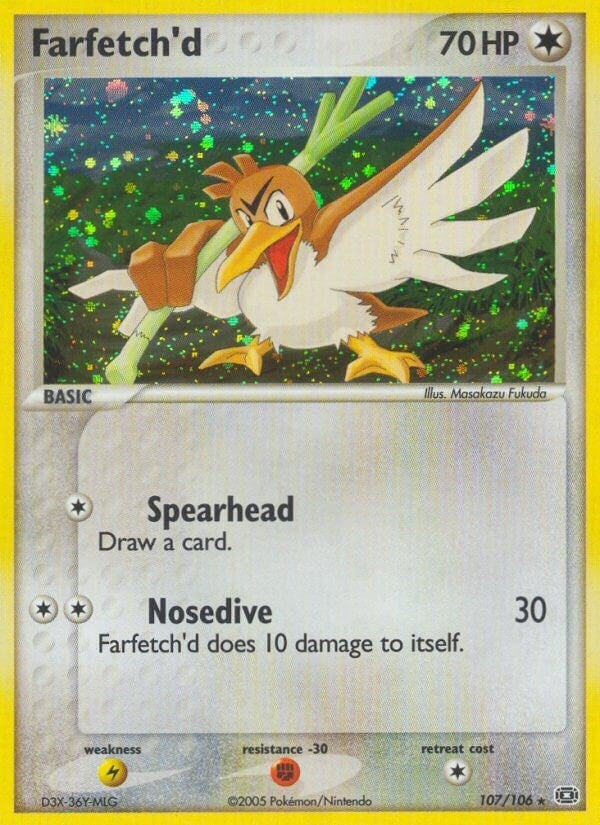 Image for Farfetch'd (Secret Rare) (107/106) (EX Emerald) (EM) - Pokemon