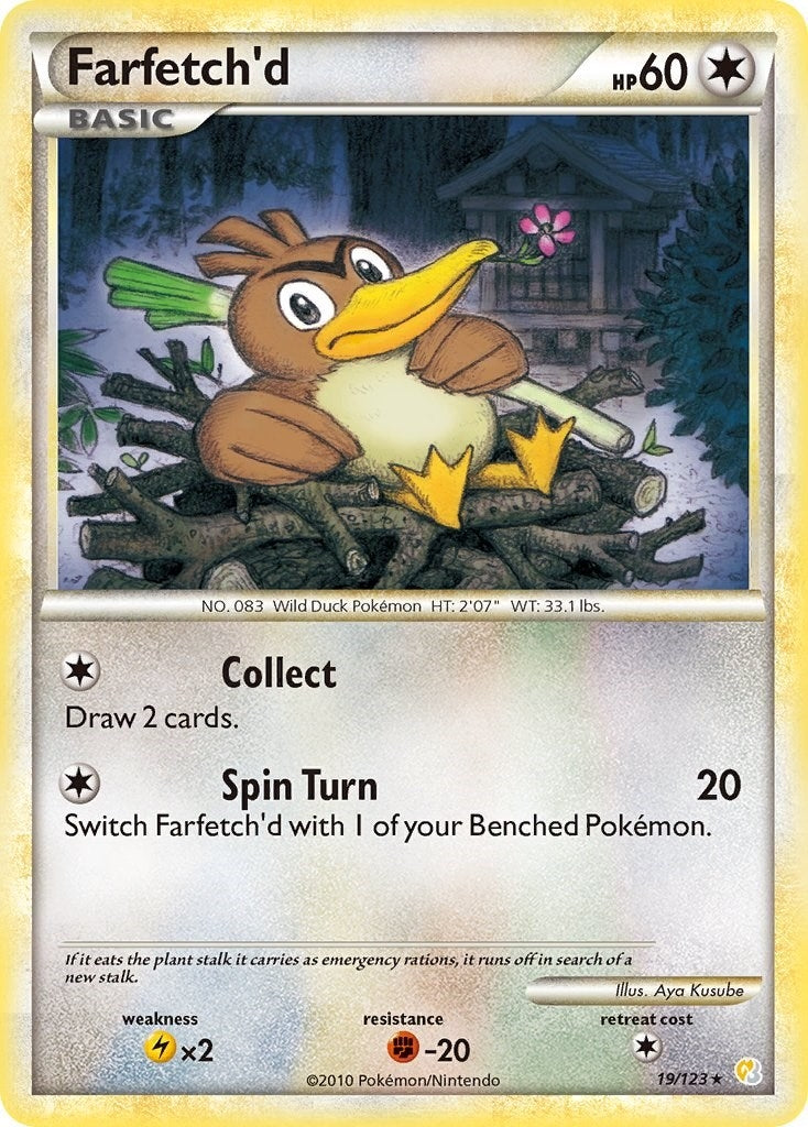 Image for Farfetch'd (19/123) (HeartGold SoulSilver) (HS) - Pokemon