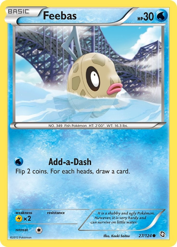Image for Feebas (27/124) (Dragons Exalted) (DRX) - Pokemon