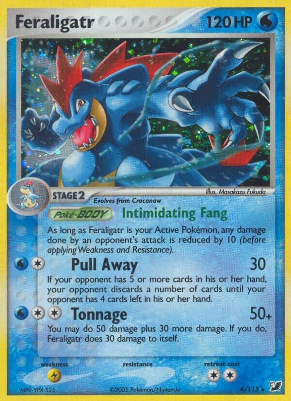Image for Feraligatr (4/115) (EX Unseen Forces) (UF) - Pokemon