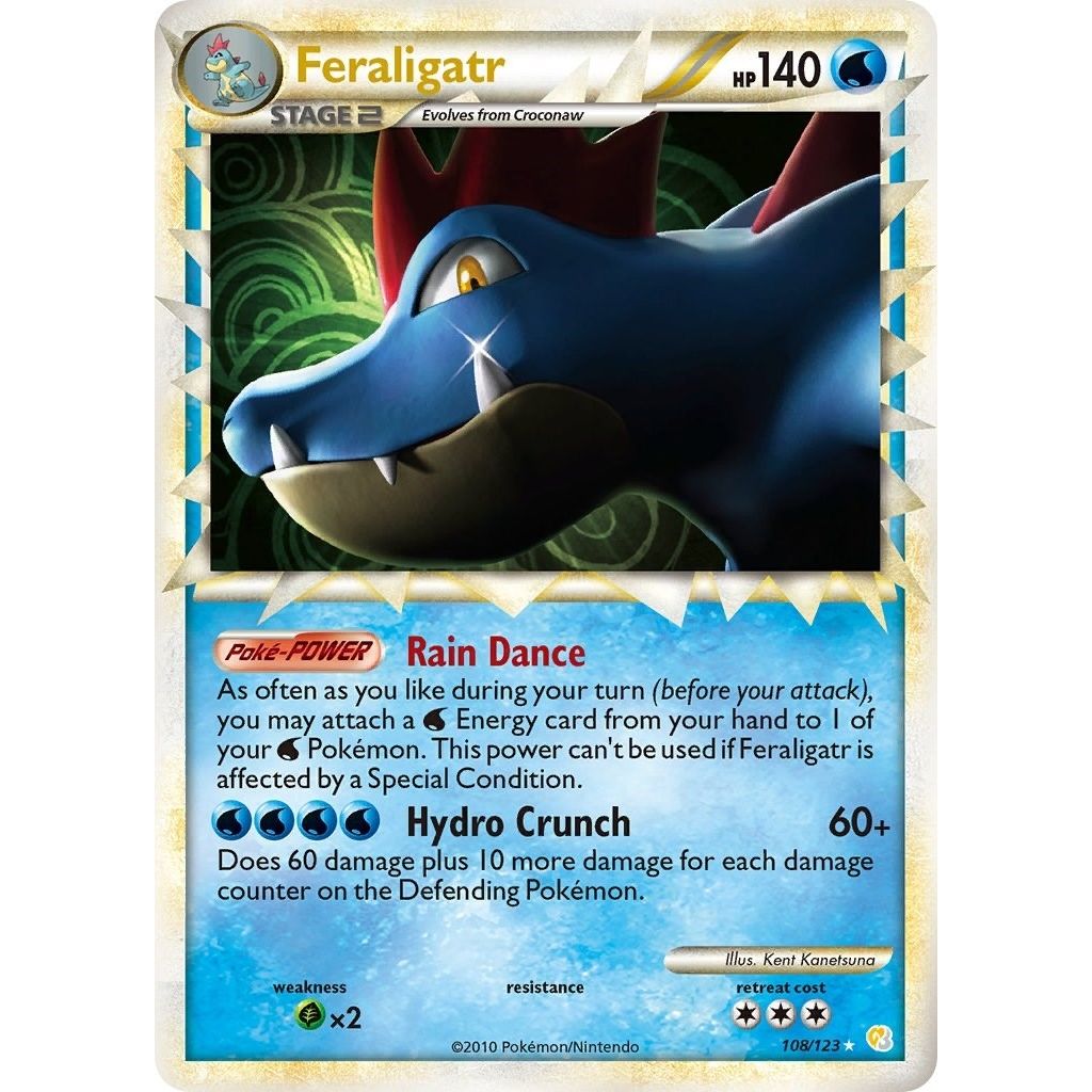 Image for Feraligatr (Prime) (108/123) (HeartGold SoulSilver) - Pokemon