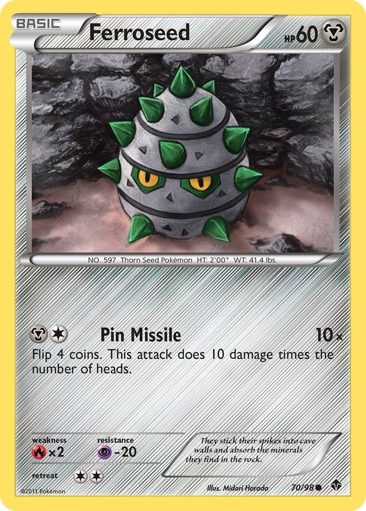 Image for Ferroseed (70) (70/98) (Emerging Powers) (EPO) - Pokemon