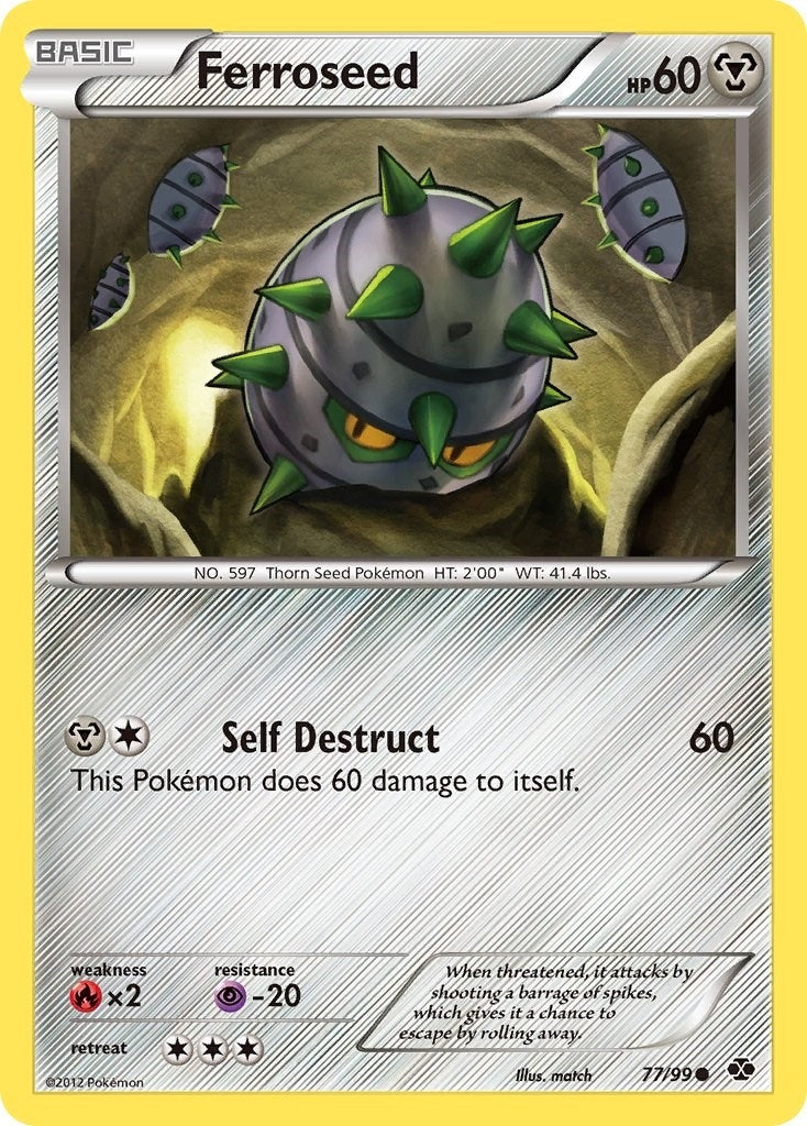 Image for Ferroseed (77/99) (Next Destinies) (NXD) - Pokemon