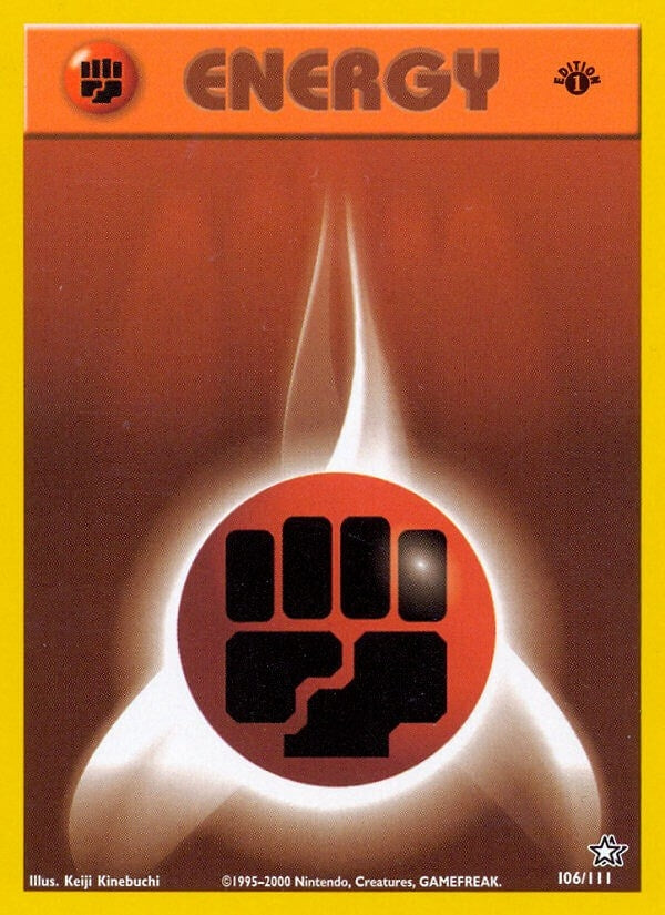 Image for Fighting Energy (106/111) (Neo Genesis) (N1) - Pokemon