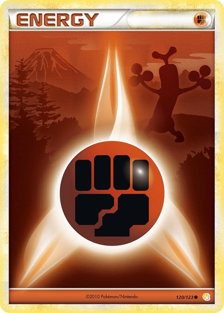 Image for Fighting Energy (120/123) (HeartGold SoulSilver) (HS) - Pokemon