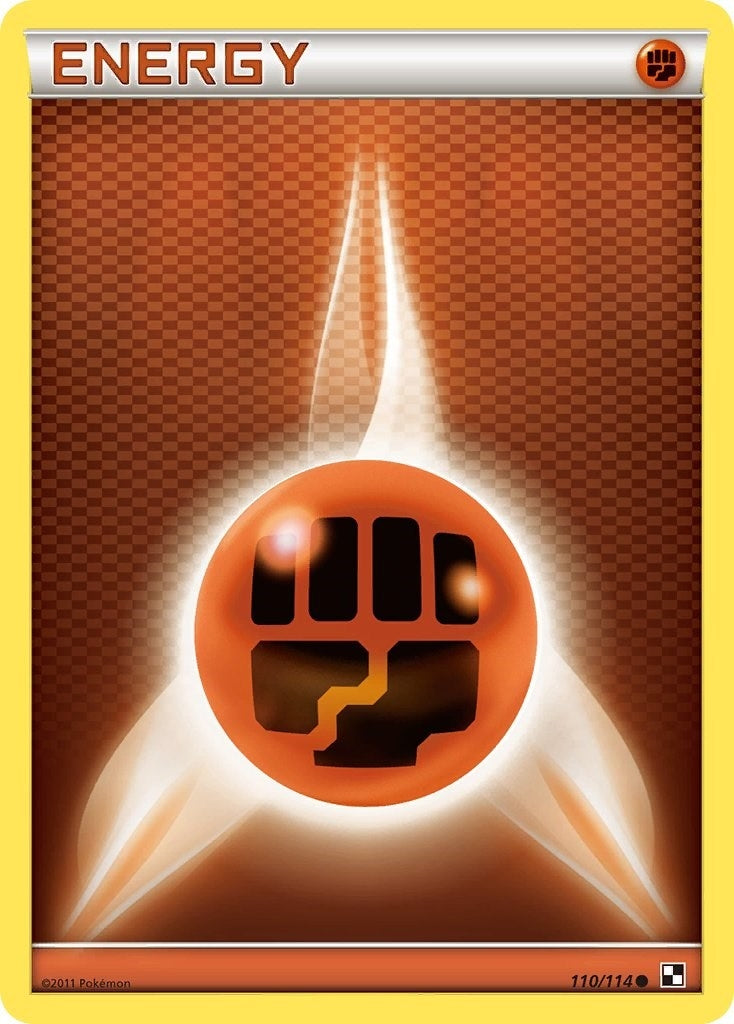 Image for Fighting Energy (110/114) (Black and White) (BLW) - Pokemon