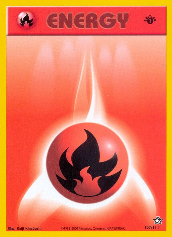 Image for Fire Energy (107/111) (Neo Genesis) (N1) - Pokemon