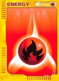 Image for Fire Energy (161/165) (Expedition) (EX) - Pokemon