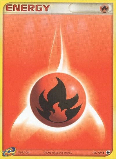 Image for Fire Energy (108/109) (EX Ruby and Sapphire) (RS) - Pokemon