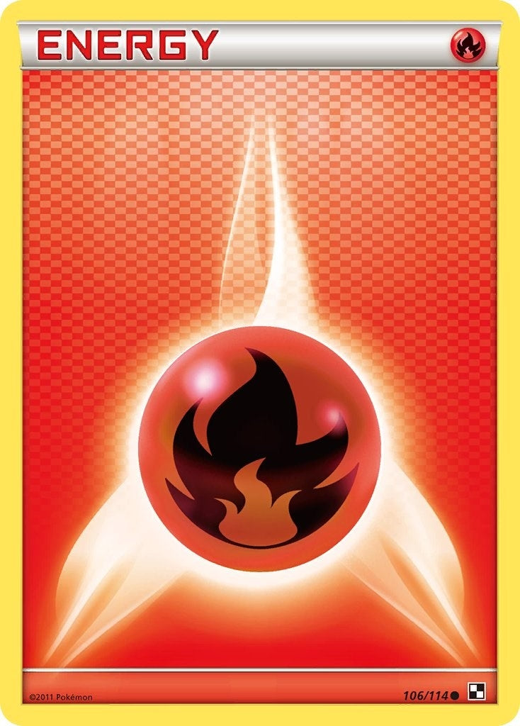 Image for Fire Energy (106/114) (Black and White) (BLW) - Pokemon