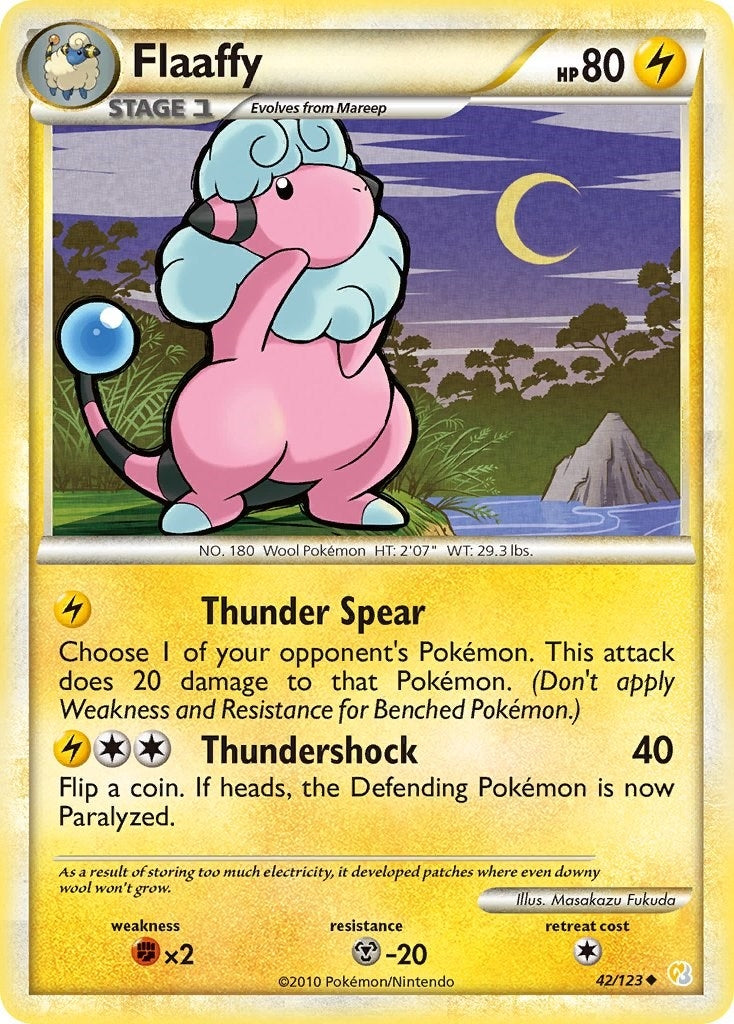 Image for Flaaffy (42/123) (HeartGold SoulSilver) (HS) - Pokemon