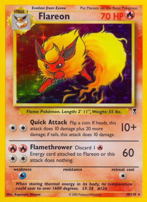 Image for Flareon (010/110) (Legendary Collection) (LC) - Pokemon