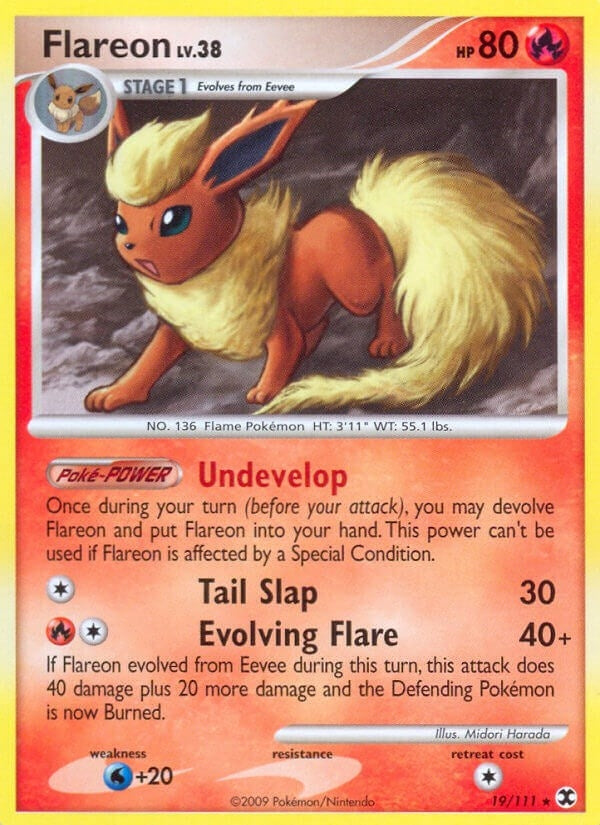 Image for Flareon (19/111) (Rising Rivals) (RR) - Pokemon