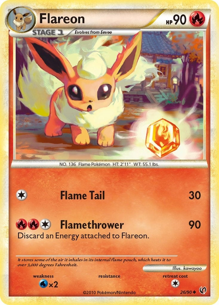 Image for Flareon (26/90) (Undaunted) (UD) - Pokemon