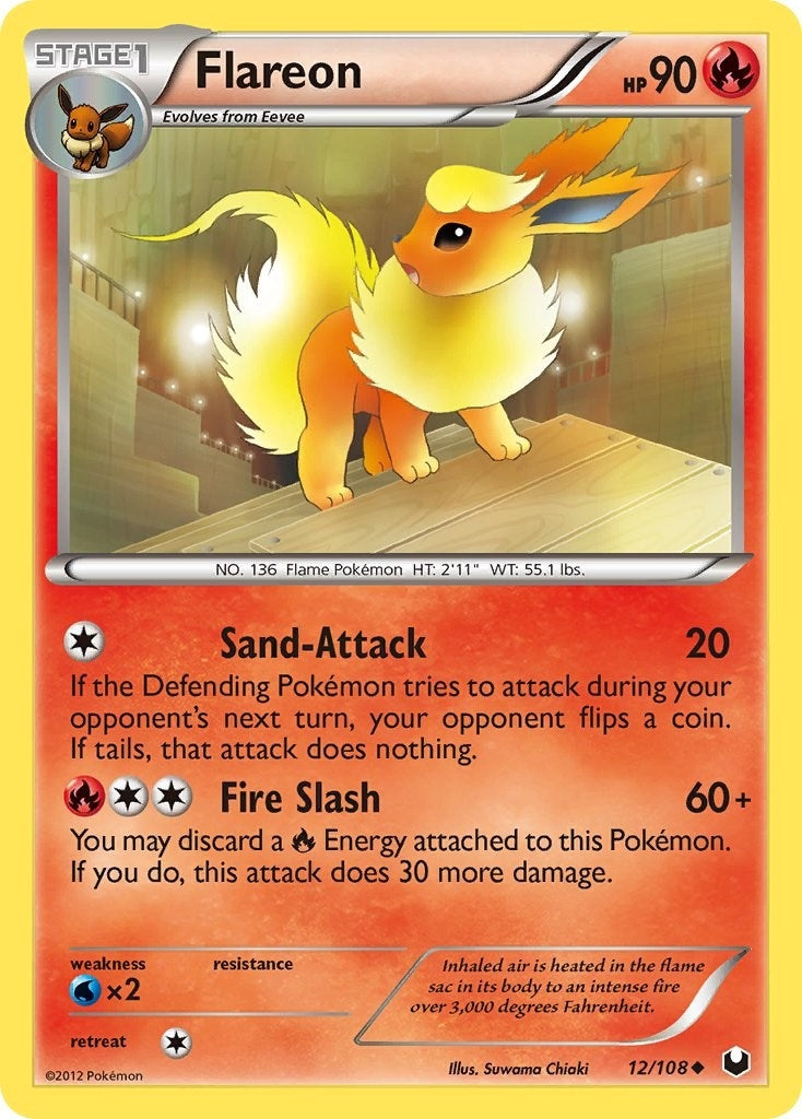 Image for Flareon (12/108) (Dark Explorers) (DEX) - Pokemon