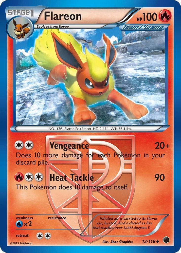 Image for Flareon (Team Plasma) (12/116) (Plasma Freeze) (PLF) - Pokemon