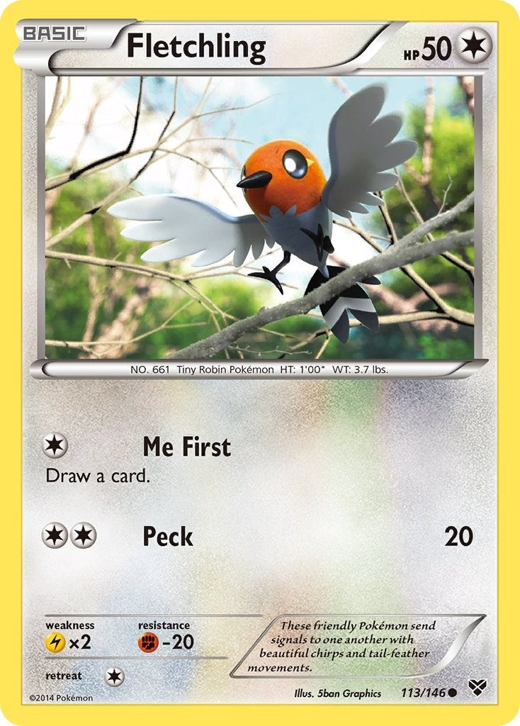 Image for Fletchling (113/146) (XY Base Set) (XY) - Pokemon